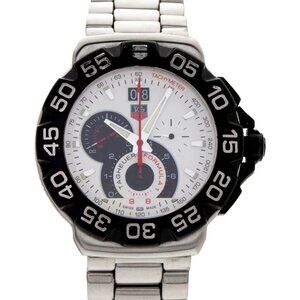 Tag Heuer Silver and Black Men's Watch